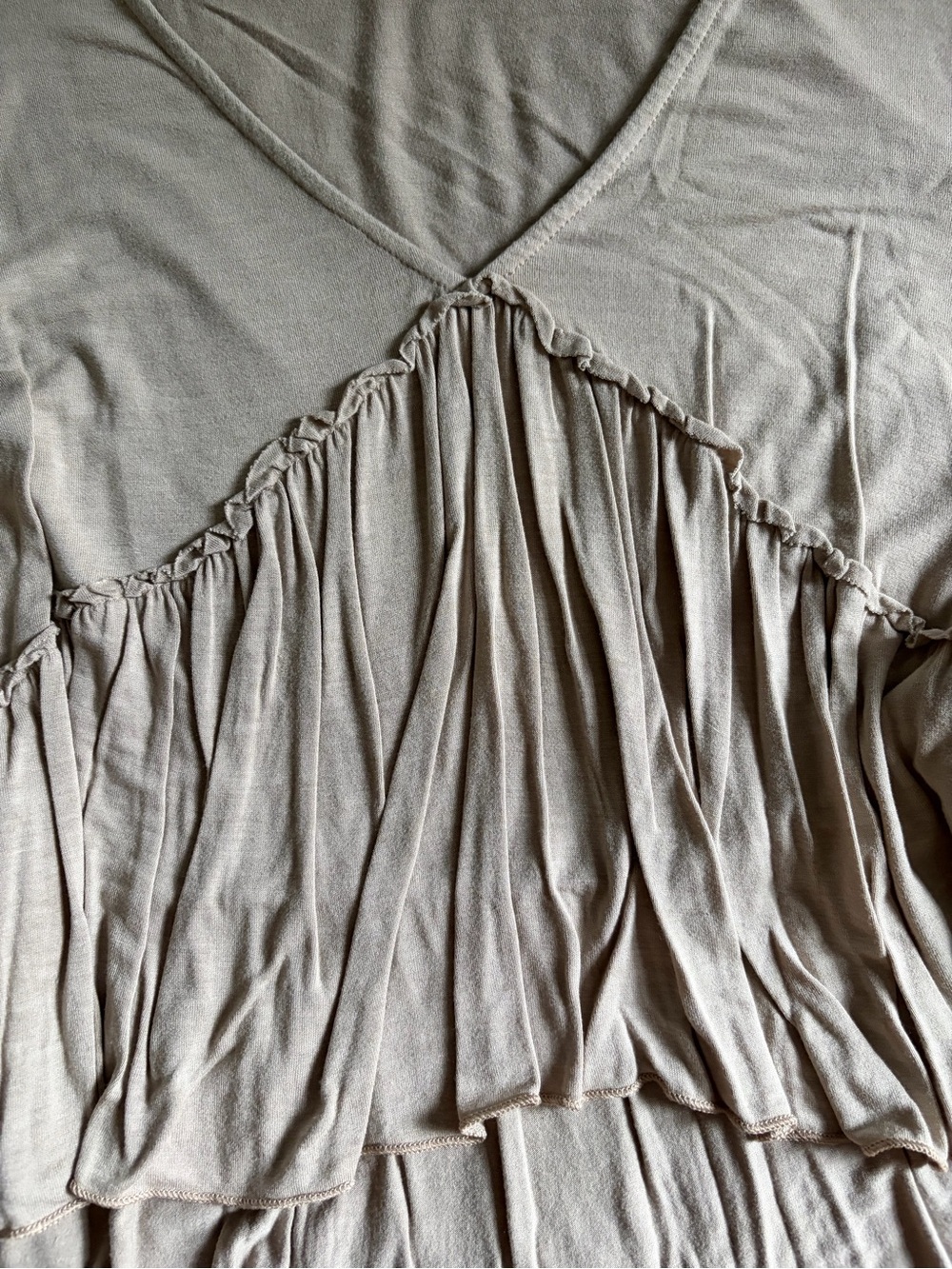 Boho Ruffled Sleeve Women's Top - Picture 5 of 9